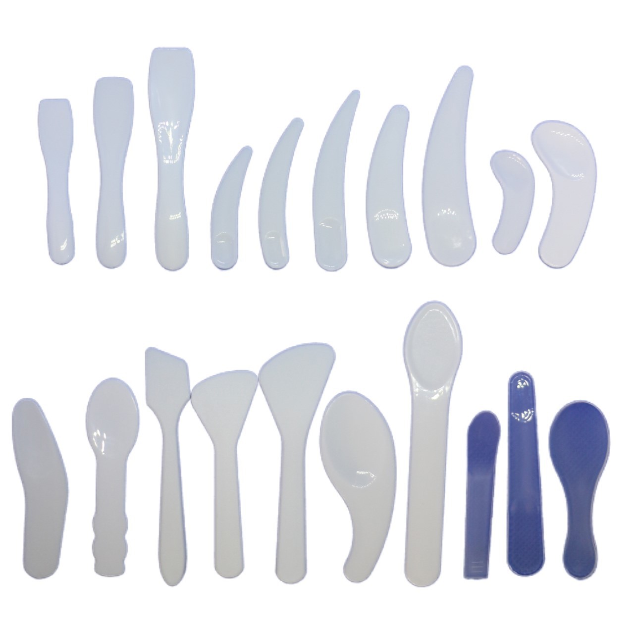 Spot Plastic Facial Mask Spoon, Eye Cream Scoop, Crescent Spoon, Mask Adjustment Stick, Facial Cream Spoon, Ointment Small Spoon, Facial Mask Stick