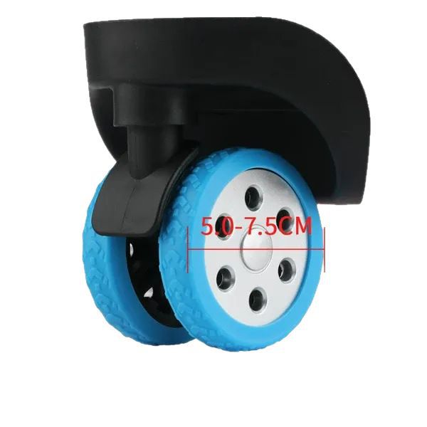 Luggage case wheel rubber sleeve mute suitcase roller trolley case protective sleeve replacement silicone universal wheel sleeve