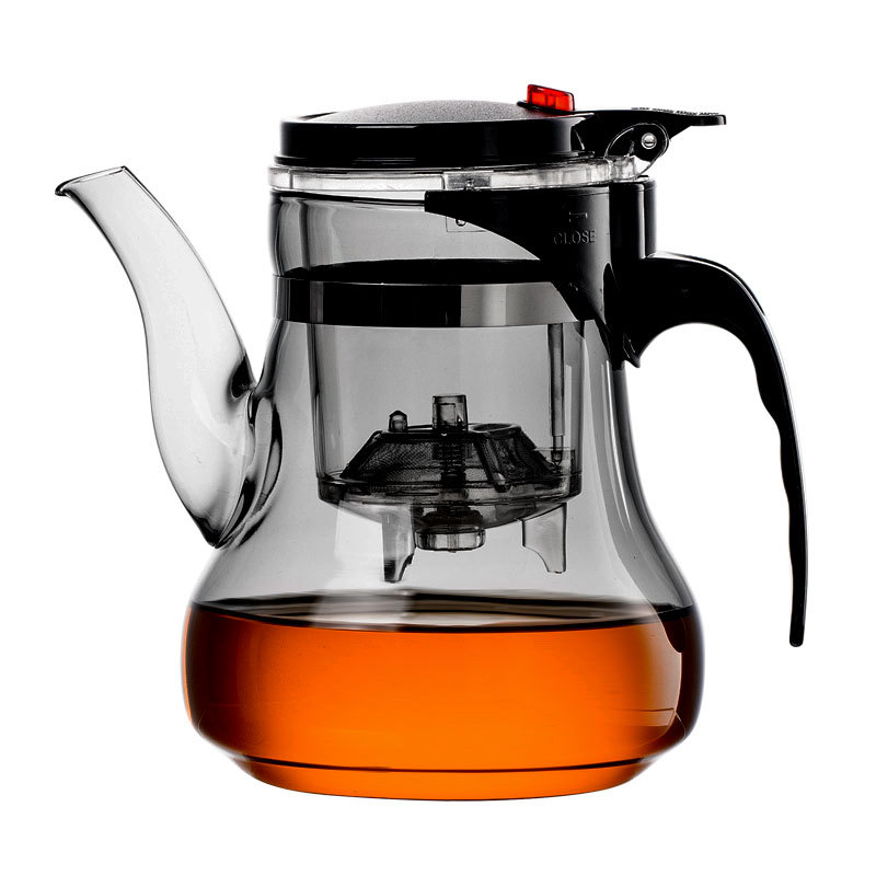 Long-mouth Teapot Tea Cup Household Tea Set Tea Water Separation Filter Tea Maker Glass Piaoyi Cup Tea Pot