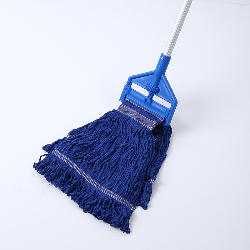 Aluminum Alloy Rod Removable Cleaning Hospital Hotel Cleaning Cotton Mop Property Cleaning Tiger Clip Mop Wholesale