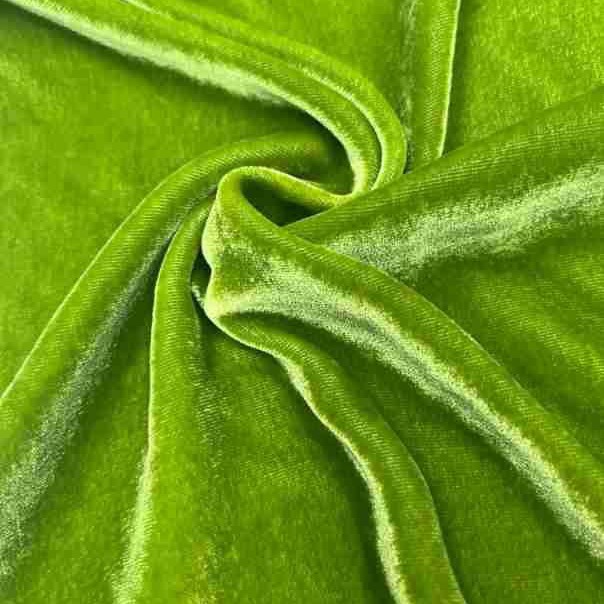 Silk velvet fabric mulberry silk in stock silk velvet dress children's high-end cheongsam factory outlet