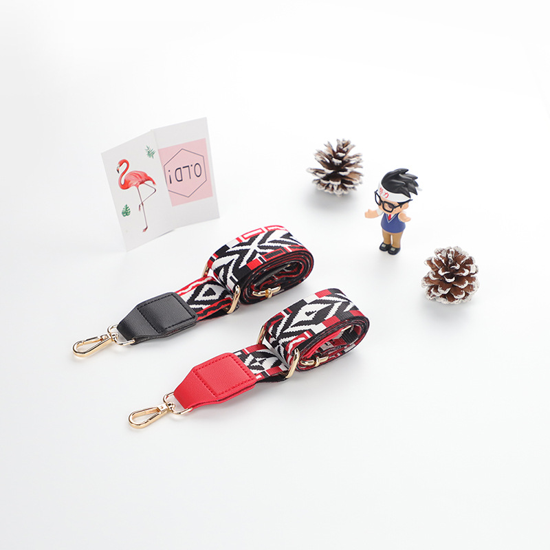 Printed Bag Strap Single Shoulder Cross-Body Dual-Use Bag Shoulder Strap Non-Slip Printed Replacement Bag Strap Work Clothing Versatile Bag Shoulder Strap