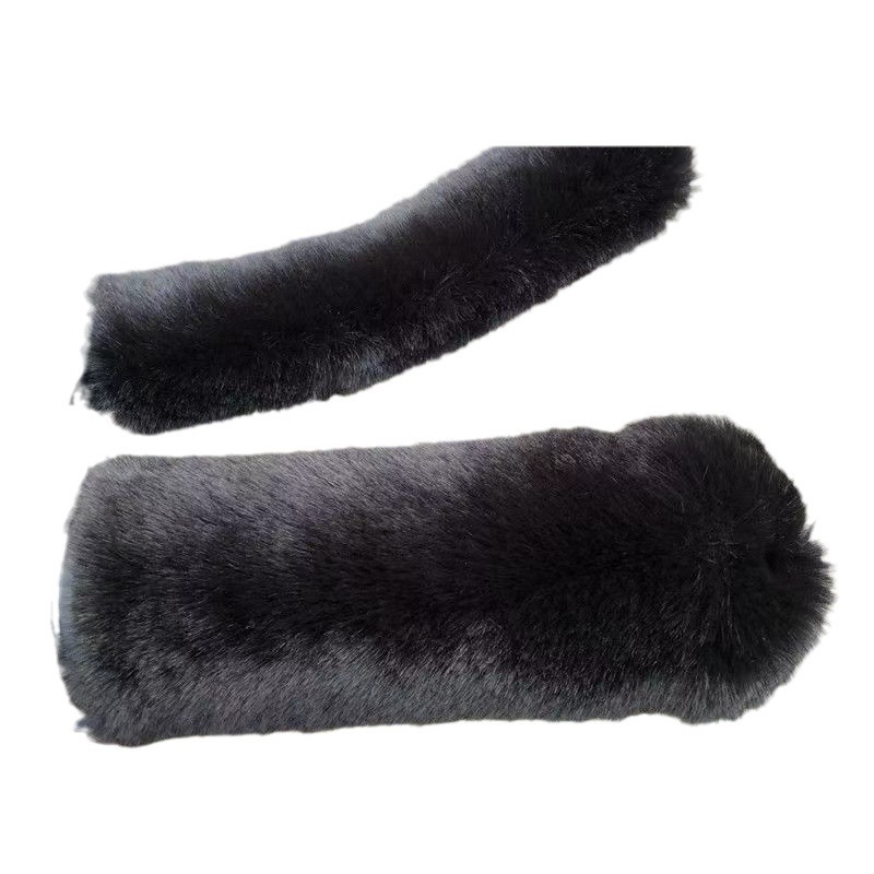 New imitation plush handle cover electric car motorcycle tricycle battery car universal winter non-slip warm cover