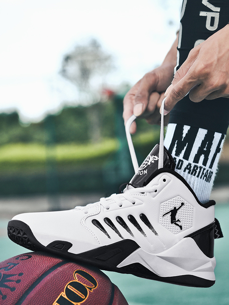 Баскетбольные кроссовки Kobe мужские с противоскользящей подошвой износостойкие для студентов высокие спортивные кроссовки боевые баскетбольные кроссовки