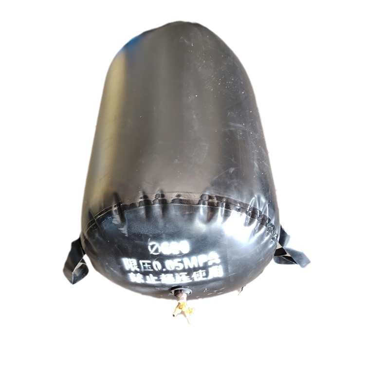 Municipal pipeline water plugging airbag sewage pipe plugging airbag rainwater pipeline closed water test three-layer thickening