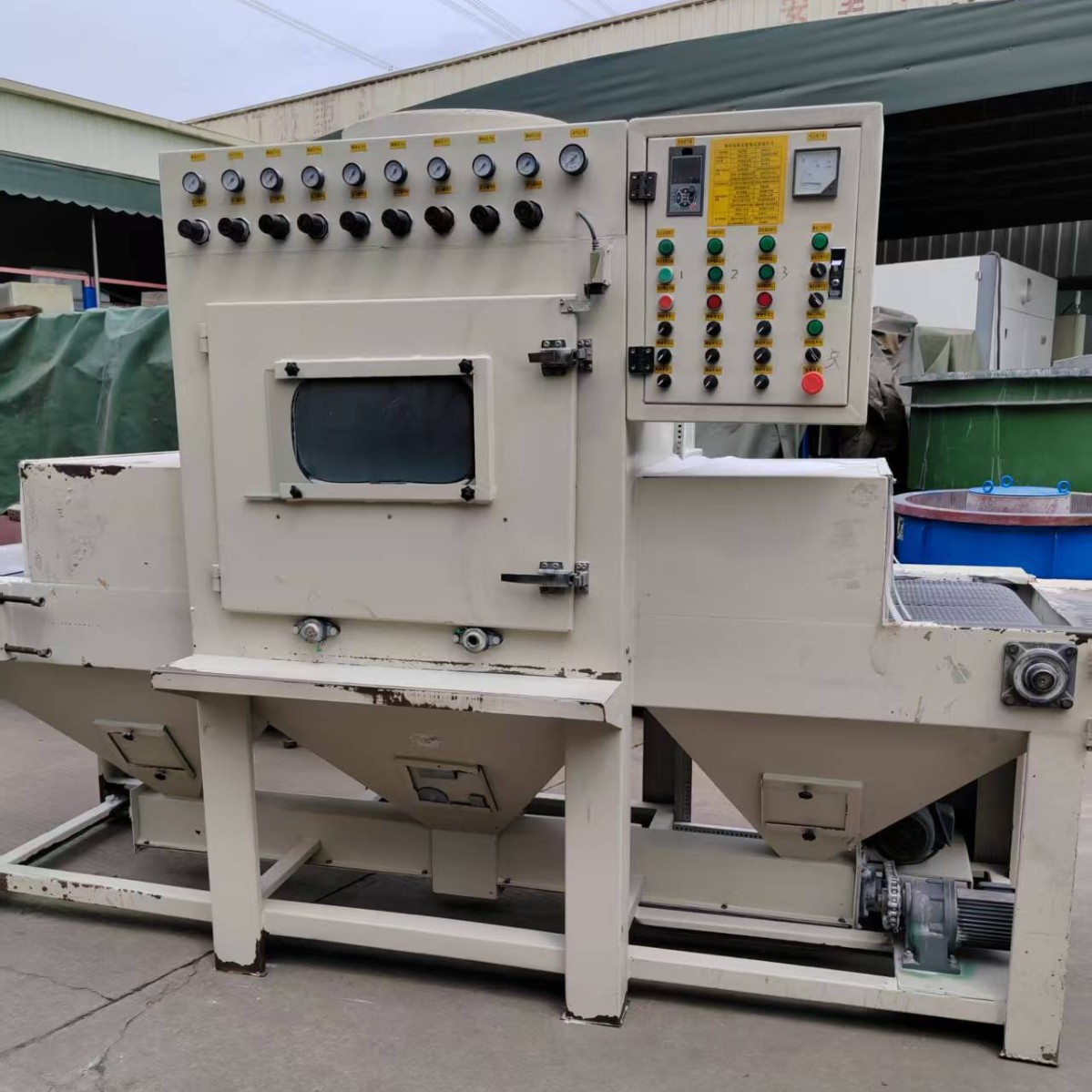 Used Automatic Sandblasting Machine Used Manual Shangbai Sandblasting Machine Cheap Price for Sale Machinery Equipment