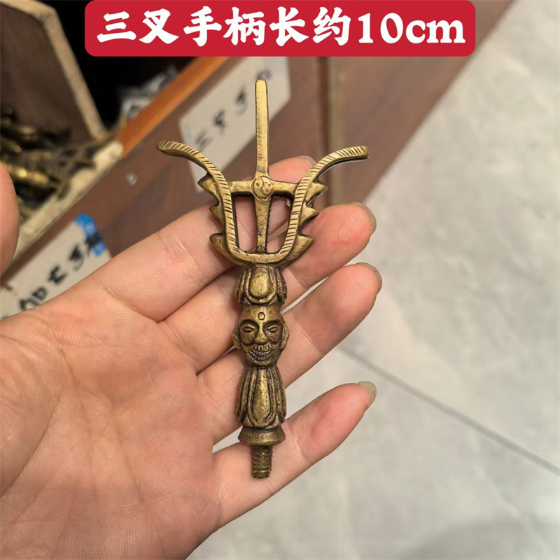 Nepal King Kong Bell Pestle Accessories Trigeminal Bell Nine-strand Bell Pestle Pendant Large Carved Bell Pestle Copper Bell