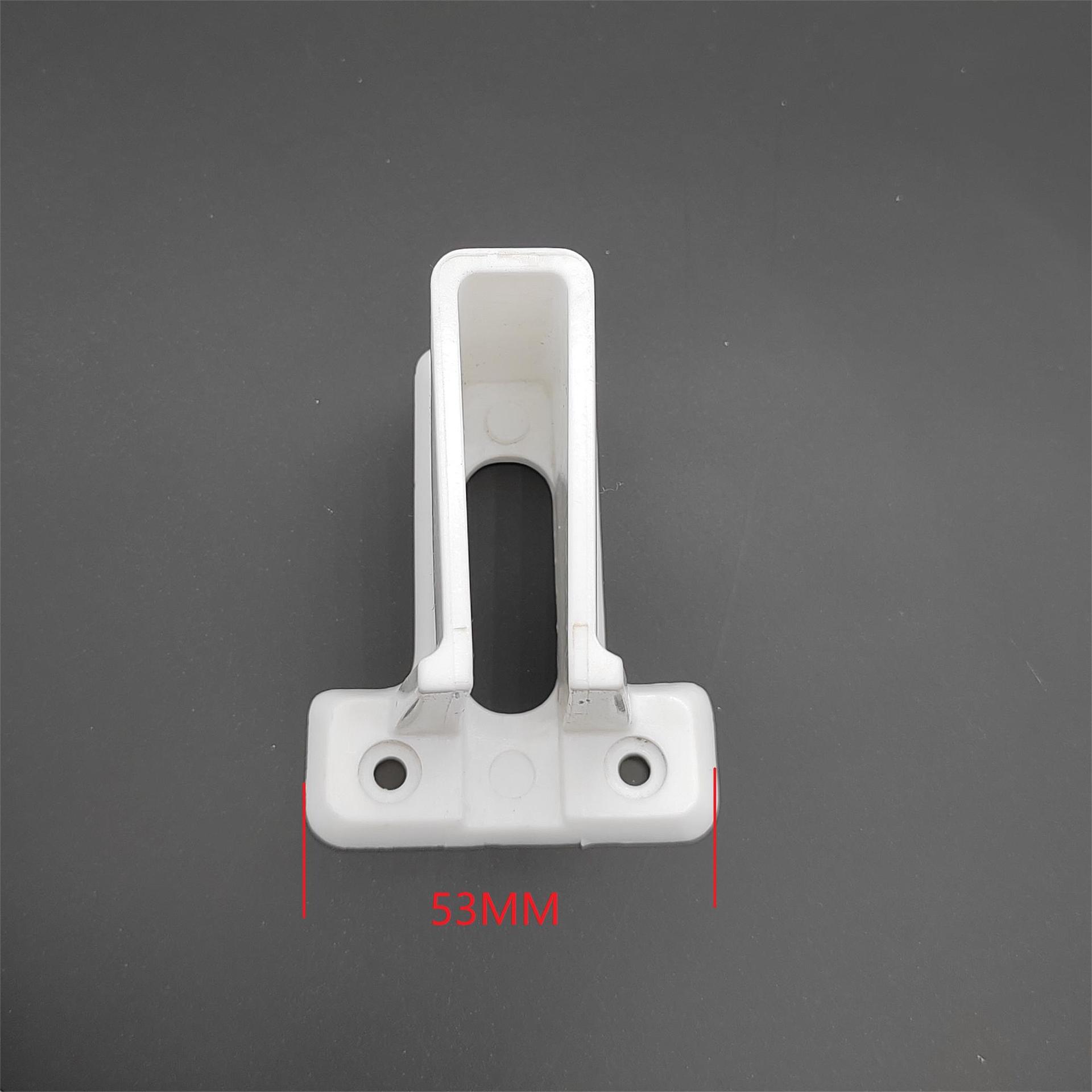 Rv Rv Accessories Window Rod Plastic Support Parts Steel Wire Rack Bracket Wall Bracket (White) with Screws
