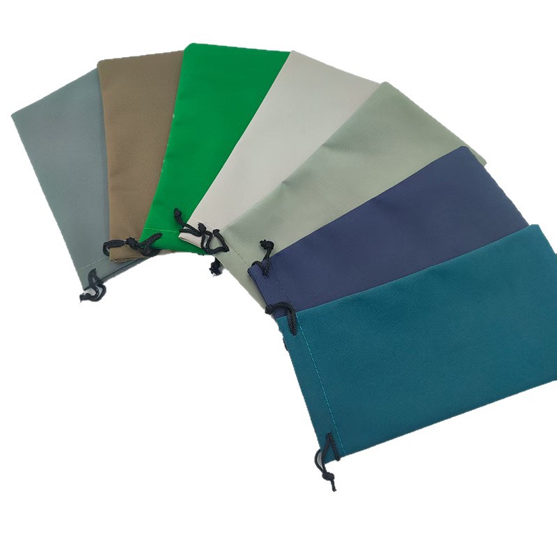 Glasses Case Glasses Bag Sunglasses Bag Factory Wholesale Sunglasses Colorful Storage Drawstring Flap Pocket Pants Ready for Delivery