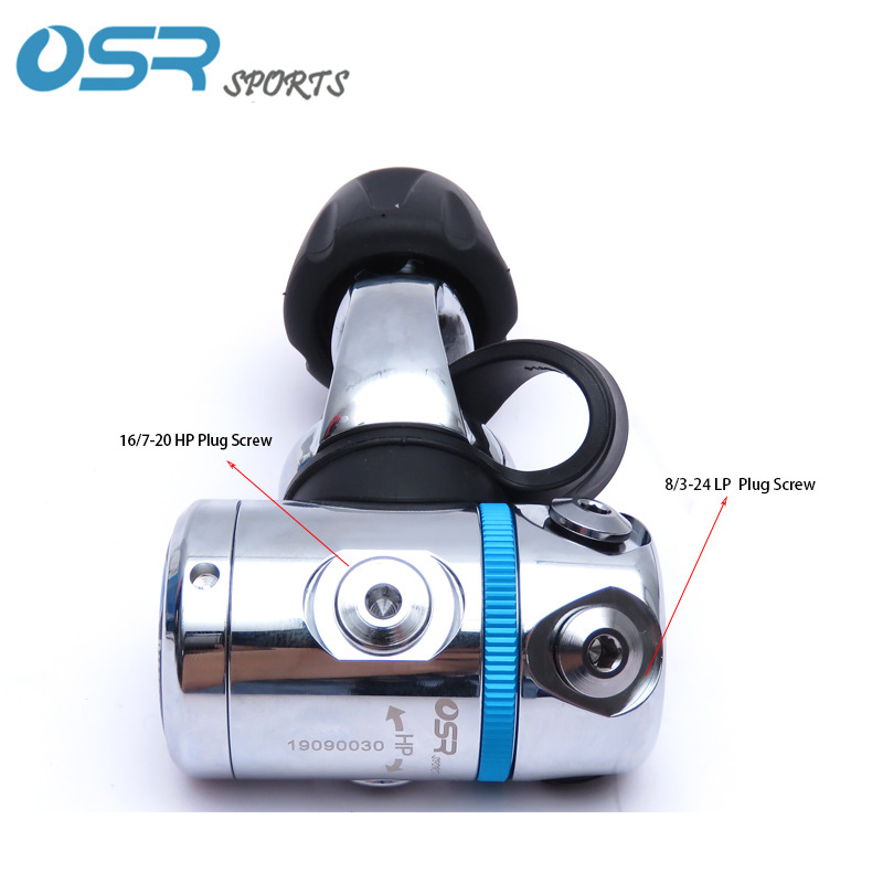 Diving back flying side hanging jacket first stage Plug screw Port Plug high pressure low pressure