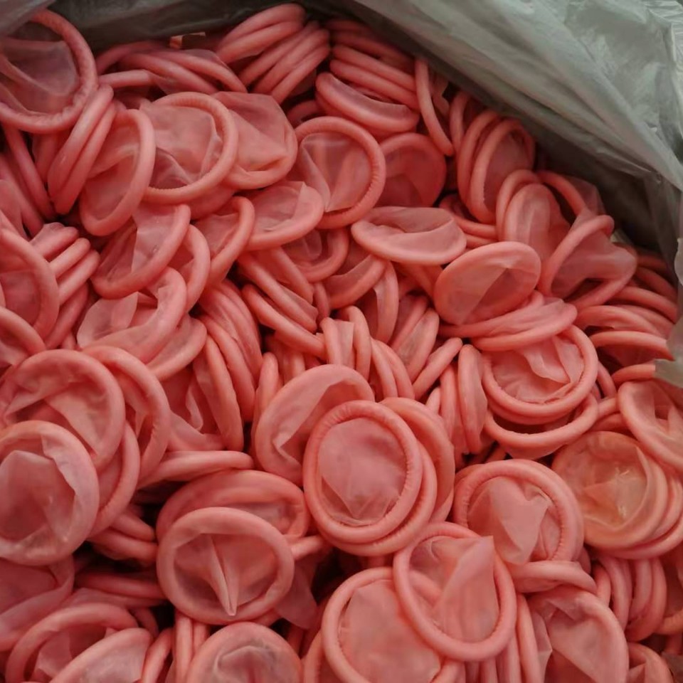 Big Red Dry Naked Set Bulk Set Semi-finished Fishing Gear Condom Foreign Trade Gifts Fun Family Planning Adult Supplies