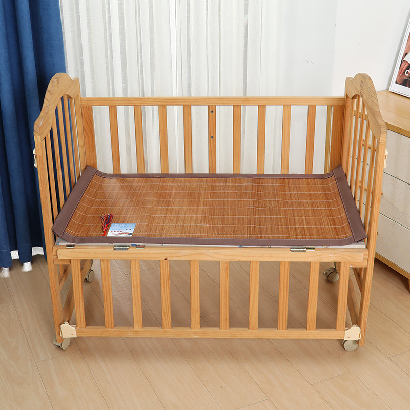 Sleeping Mat Carbonized Bamboo Mat Double-sided Available Ice Silk Sleeping Mat Kindergarten Nap Student Dormitory Single Bed Sleeping Mat