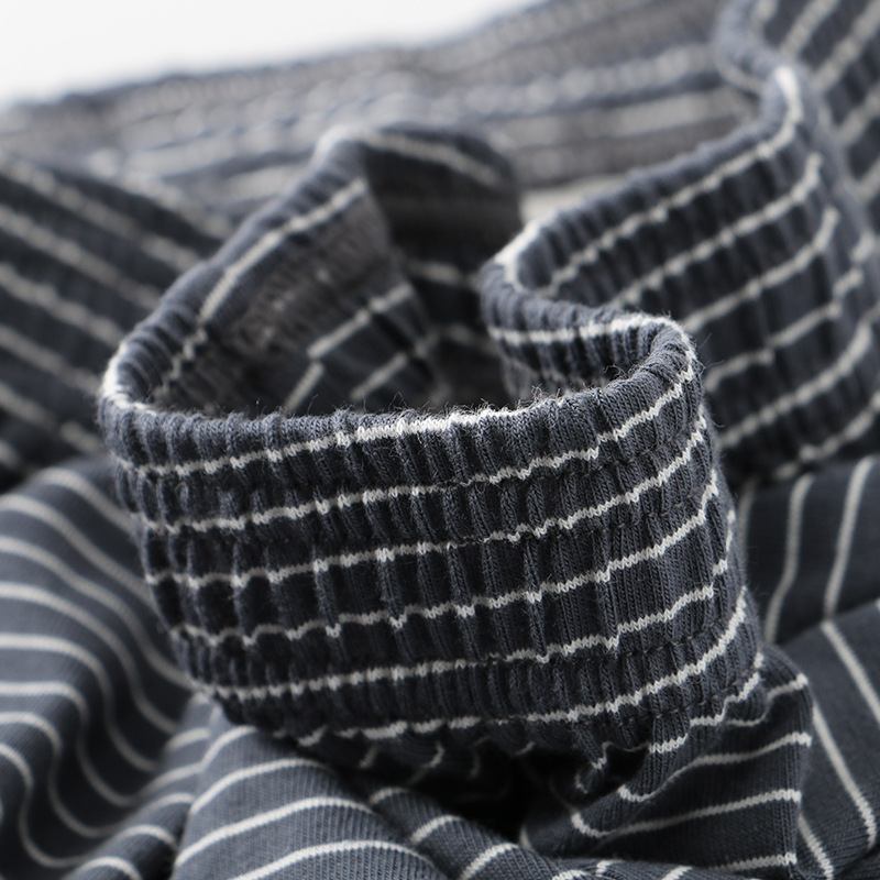 Men's underwear loose Arro pants youth breathable sports boxers shorts cotton striped plus size boxers fashion