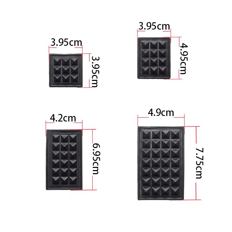 Factory direct plastic low nail foot pad base non-slip anti-wear luggage wear-resistant mat accessories