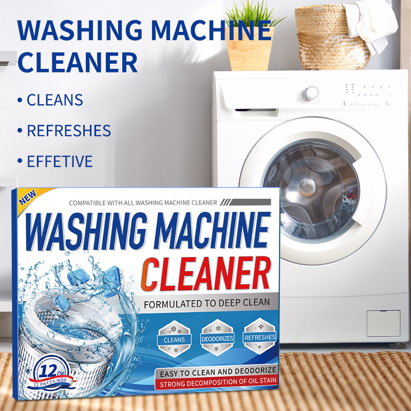 Cross-border washing machine tank cleaning agent dishwasher effervescent tablets automatic disinfection effervescent cleaner stain removal artifact