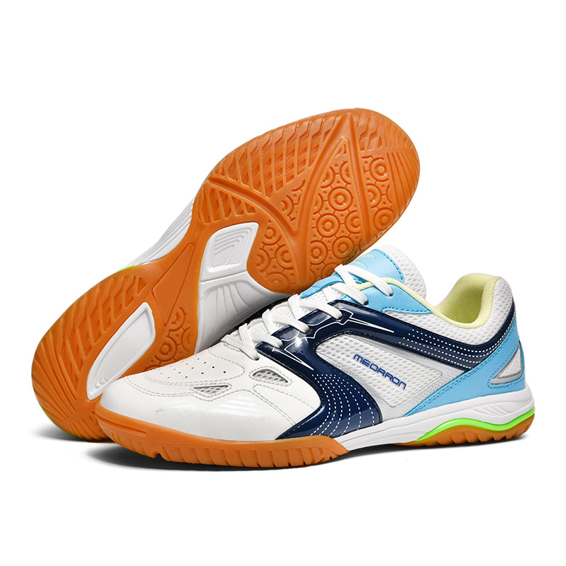 Cross-Border New Table Tennis Men's and Women's Wear-Resistant Breathable Shock-Absorbing Sports Shoes Anti-Slip Nano Competition Ultra-Light 2025