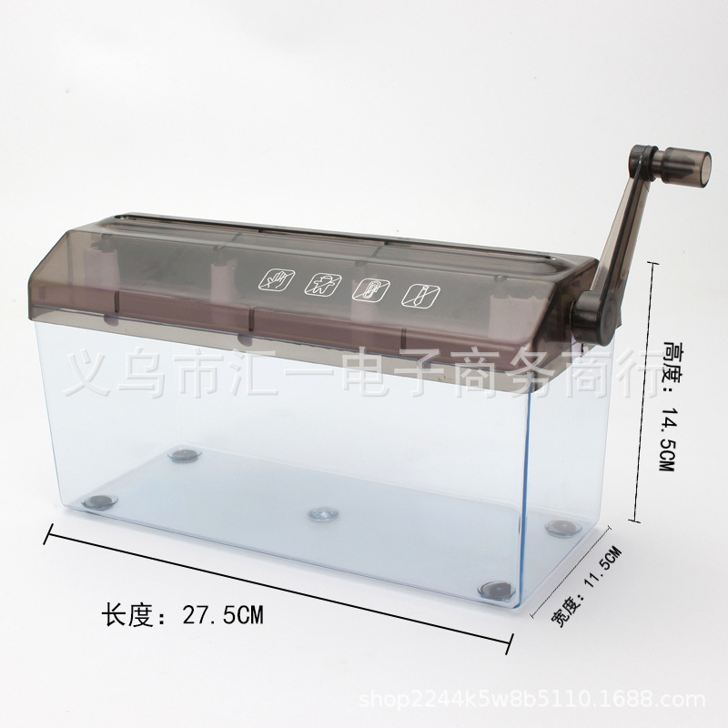 Shredder Office Shredder A4 Small Practice Desktop Financial Hand Paper Shredder