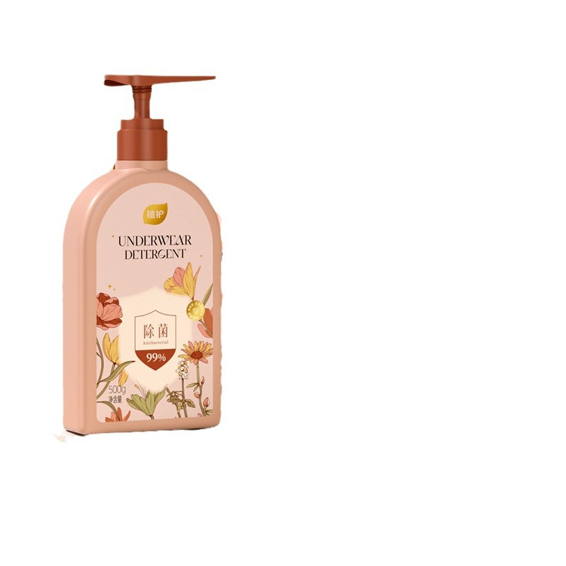 Plant protection underwear laundry detergent 3 bottles of antibacterial blood stain removal underwear cleaning mite removal odor removal one generation wholesale