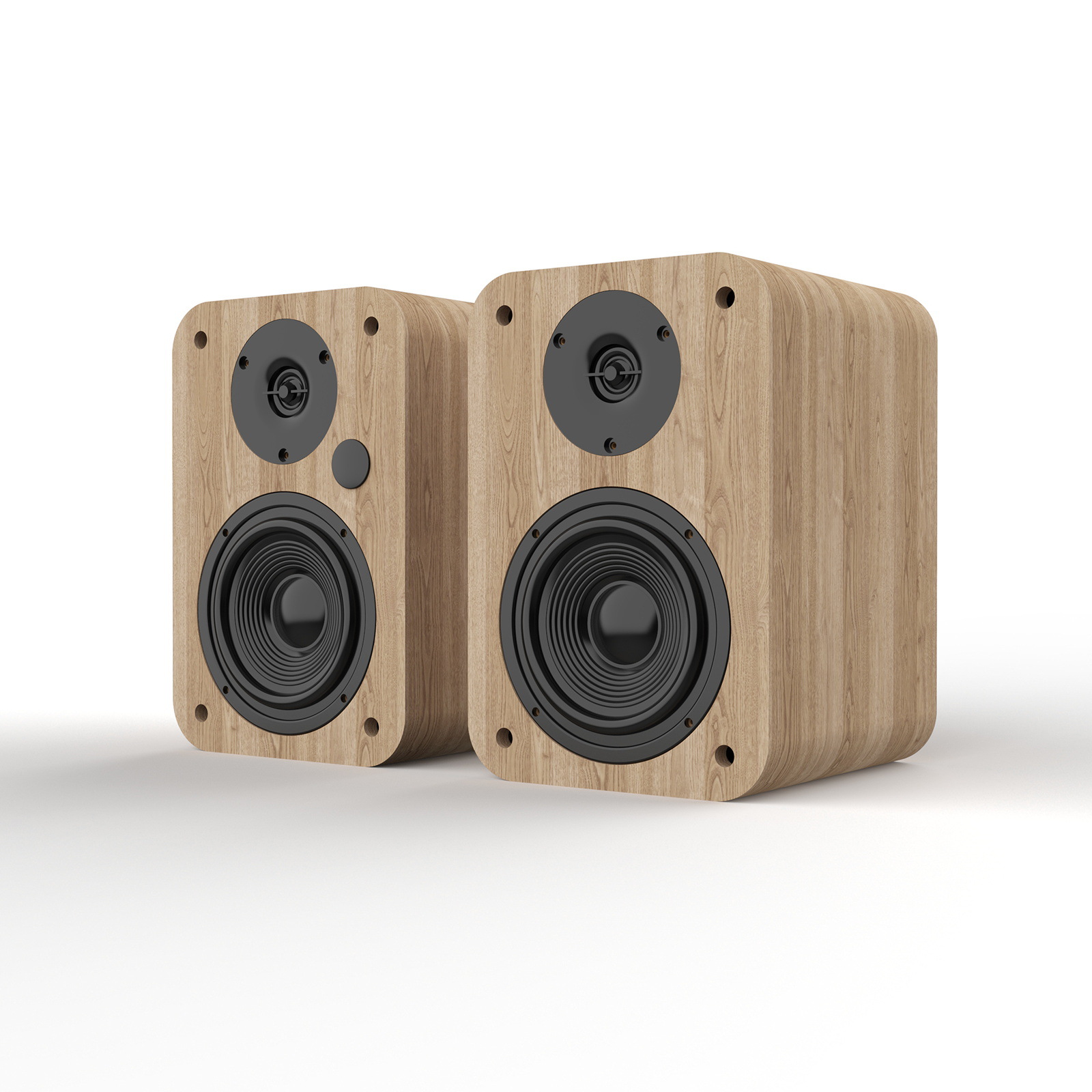 Bookshelf speaker 4-inch 2.0 wooden speaker fever high fidelity hifi home theater surround home active