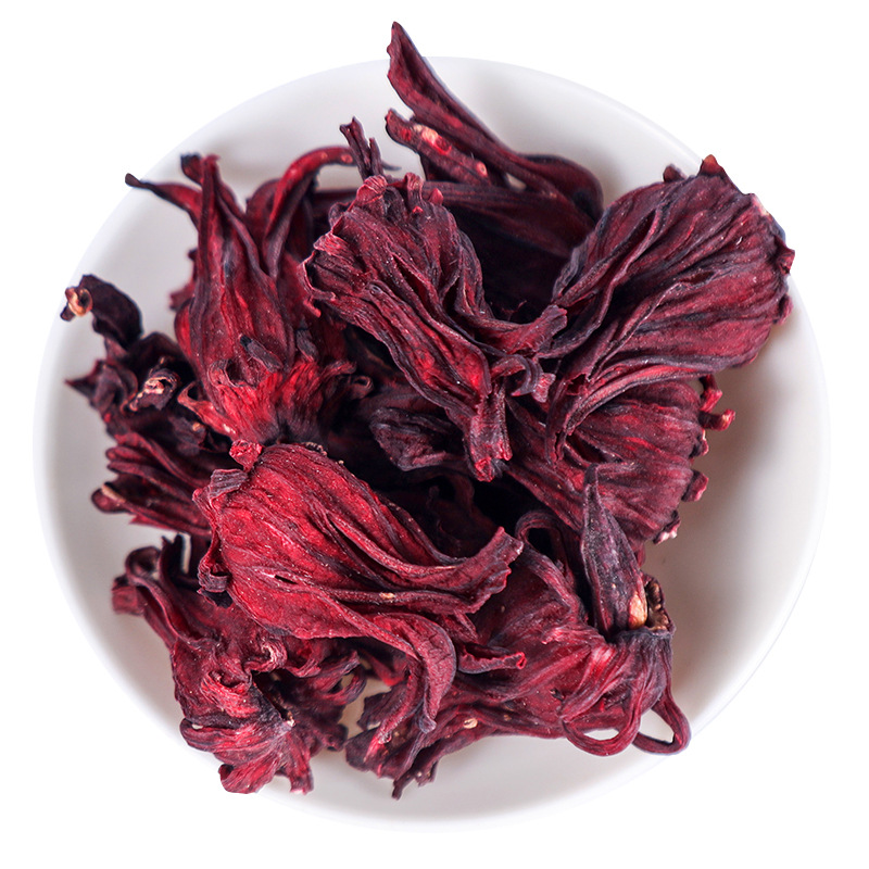 Selected Yunnan Roselle Tea 500g New Premium Roselle Whole Fresh Dried Flower Edible Herbal Tea Free Shipping