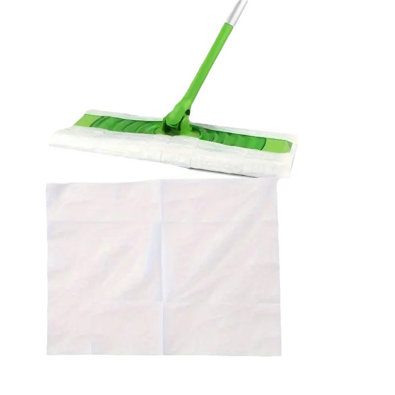 Cross-border Explosions Dust Removal Paper Disposable Household Dust Removal Cloth Electrostatic Mop Pad Floor Tile Floor Cleaning Supplies