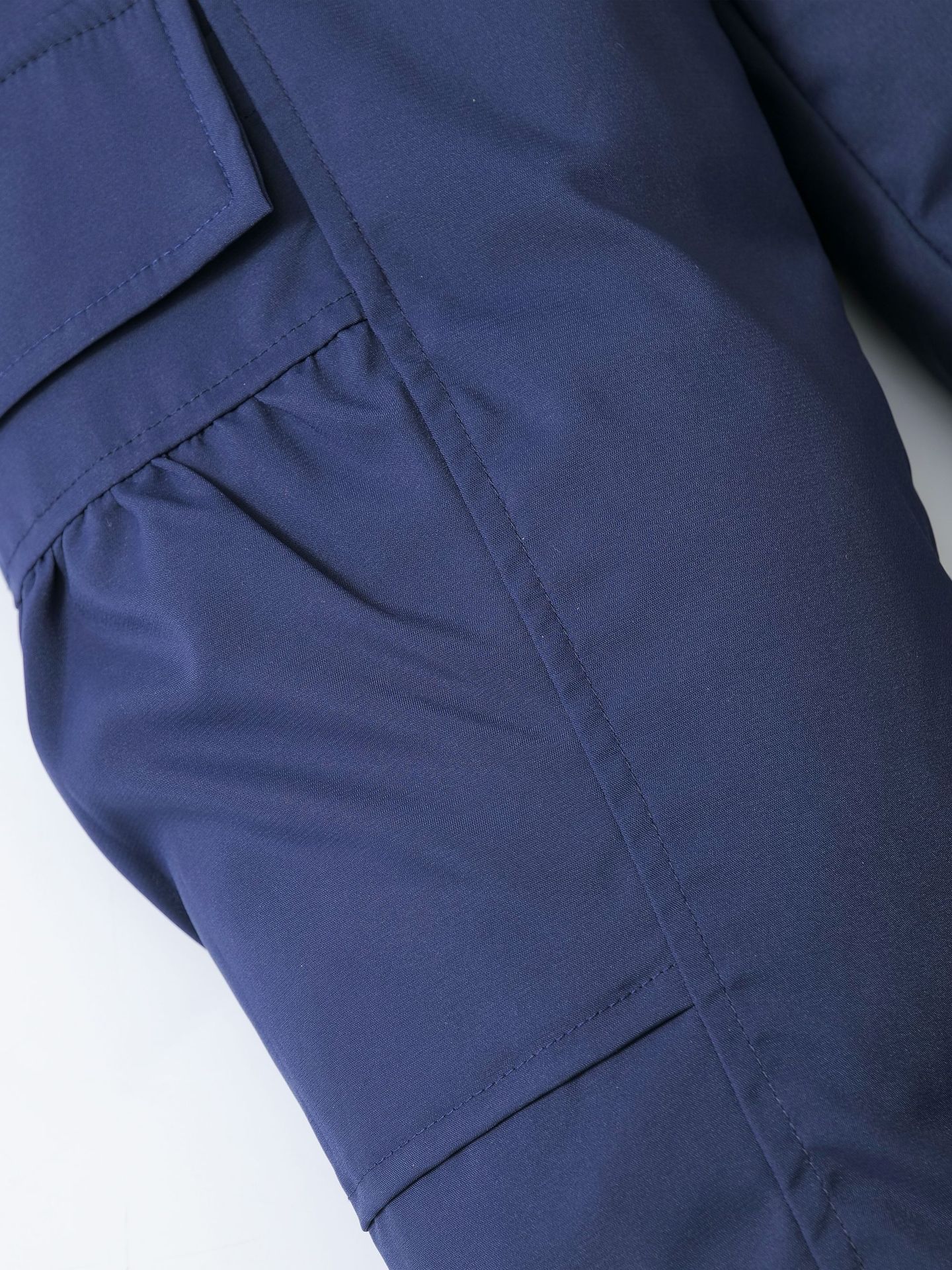 Children's down Pants 2025 New Solid Color Workwear down Pants Medium and Large Children Boys and Girls Warm Thickened White Duck down