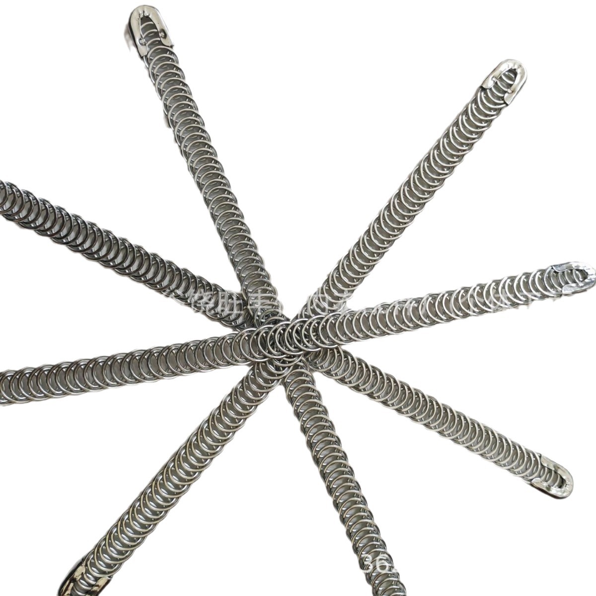 Wholesale Electroplated Fishbone Alloy Spring Strip Steel Bone 1cm Galvanized High-Elastic Metal Support Strip Fish Scale Bone Soft Rivets