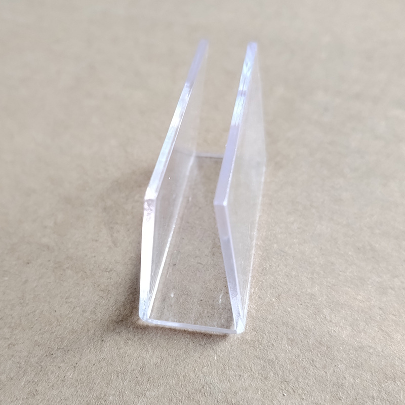 Fixed clip U-shaped slot glass clip clip clip buckle tablecloth bed sheet paper board partition combination clip connecting clip