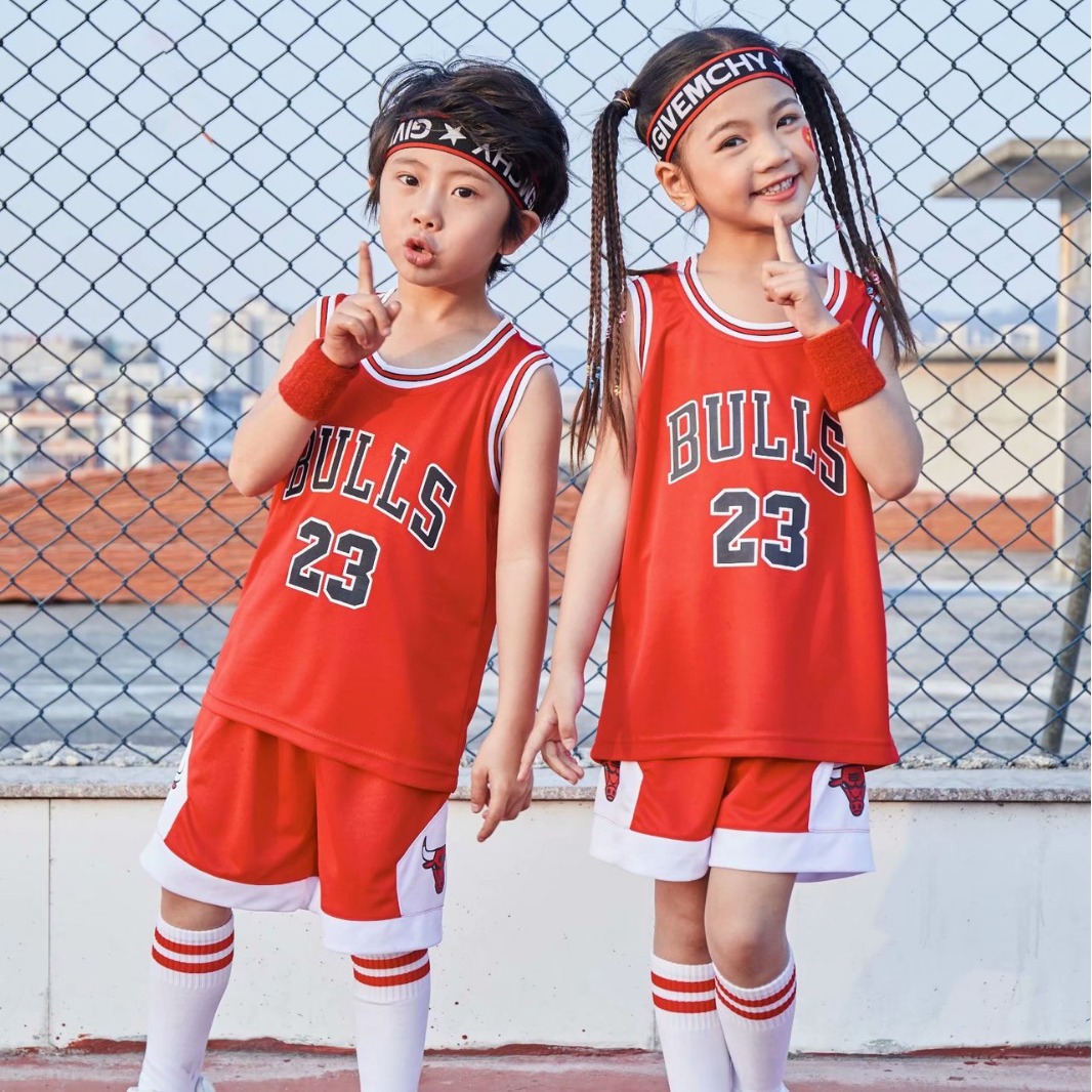 Bulls Chinese Lakers 76ers Celtic Curry Kindergarten Children's Wear Children's Basketball Jersey