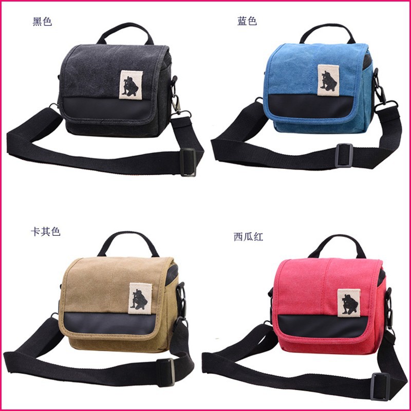 Сумка для камеры беззеркальная из фабричного холста для фотографии Zve10 Canon M50 DV сумка для цифровой камеры