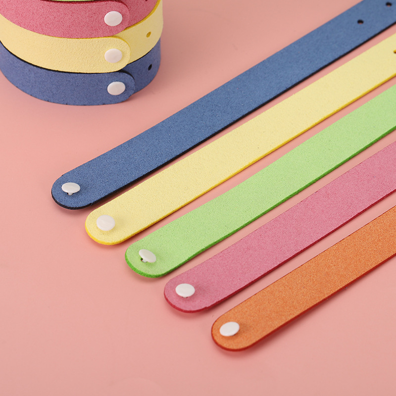 Wholesale Ultra-Fiber Plant Essential Oil Mosquito Repellent Wristbands for Children, Outdoor Courtyard Anti-Mosquito Buckle Rings