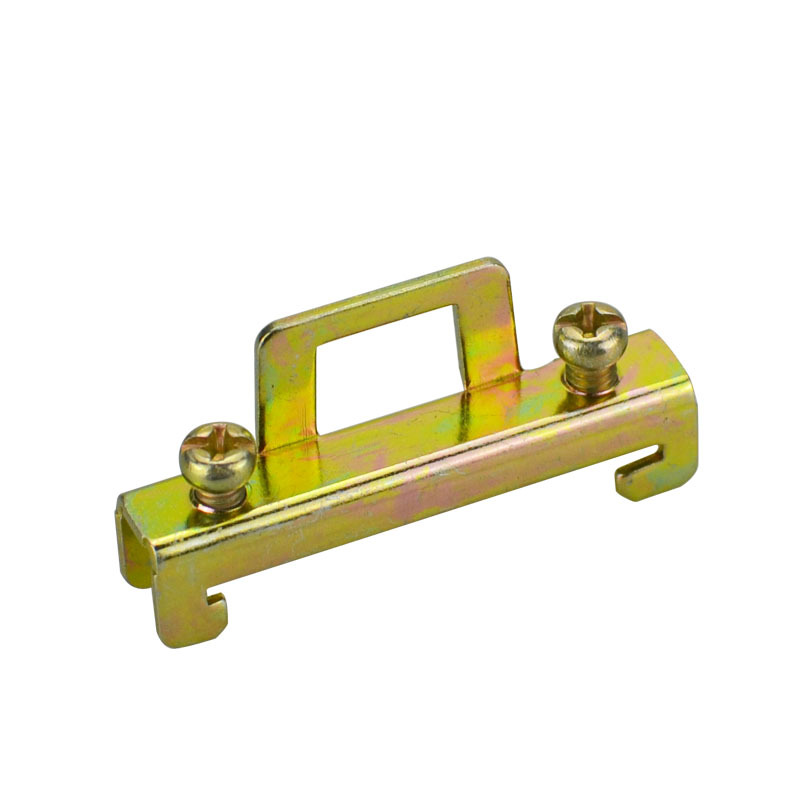 C45 double-layer fasteners DIN 35mm guide rail plug universal iron fasteners fixing clip positioning parts