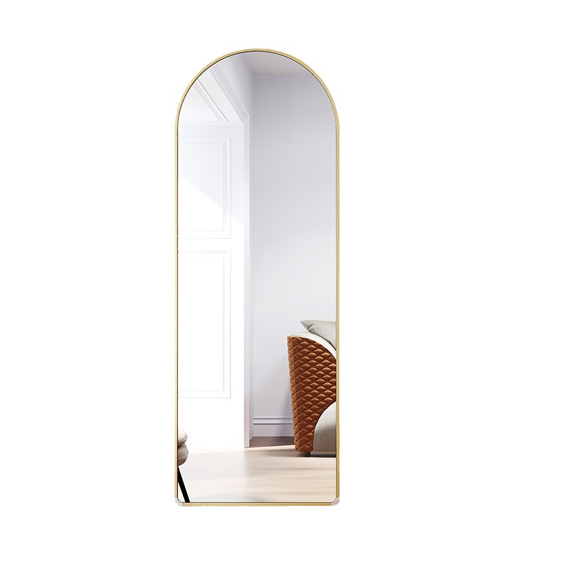 Full-Length Mirror, Floor-To-Ceiling Mirror, Home Girl's Popular Ins Style Dressing Mirror, Wall-Mounted Fitting Mirror, Bedroom Stereo Large Mirror