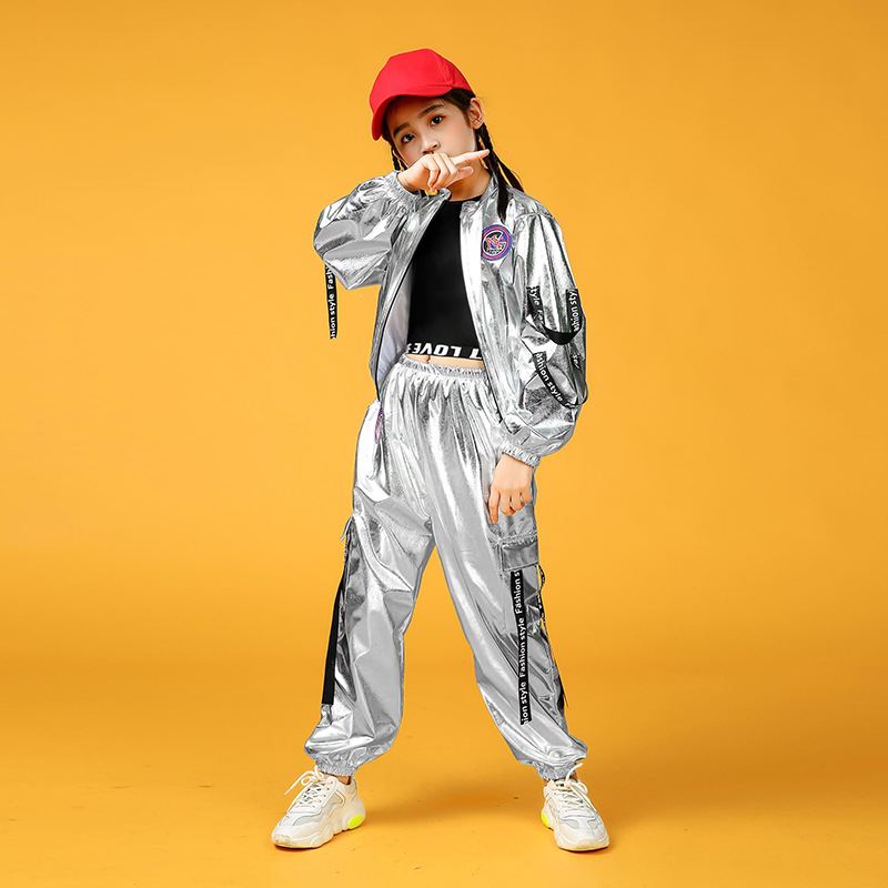 New Year's Day Children's Street Dance Astronaut Space Suit Hip-Hop Cool Catwalk Trendy Suit Drum Jazz Performance Suit