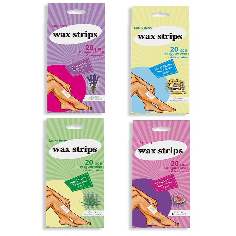 Hair Removal Wax Paper Foreign Trade Cross-Border Hand Hair Removal Leg Hair Armpit Body Hair Removal Double-Sided Hair Removal Wax Paper Hair Removal Beeswax