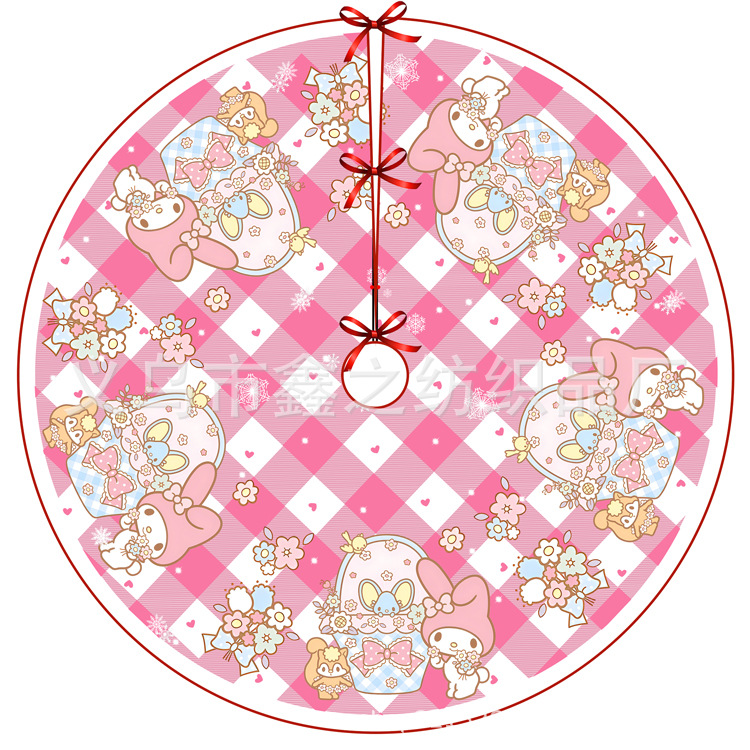 New cross-border Grinch Christmas tree skirt tree base suit Christmas supplies ornaments ornaments wholesale