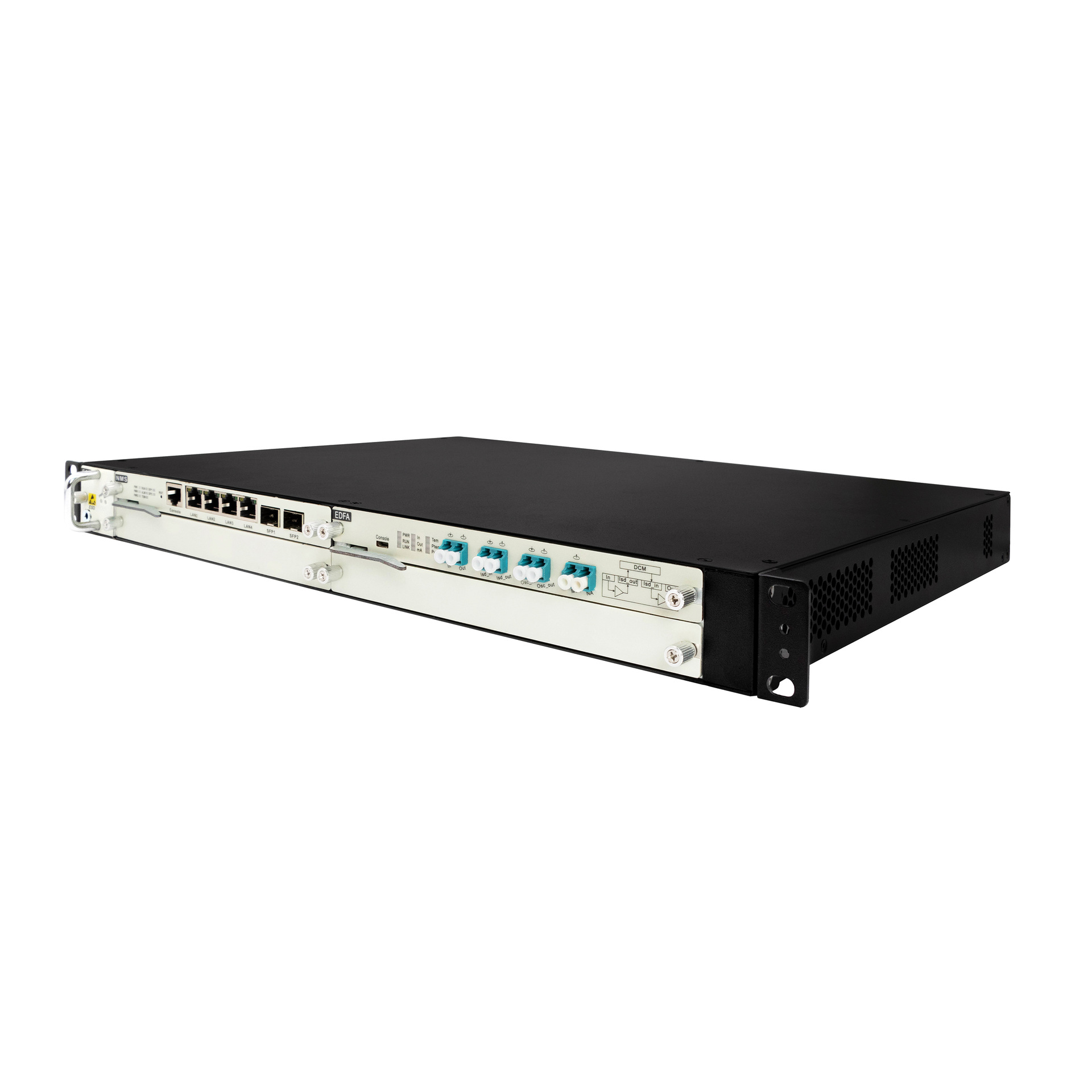 Edfa Power Amplifier Dwdm Optical Amplification C-Band Fiber Amplifier Launch End Power Boost