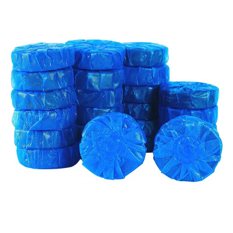 Blue bubble toilet block a bag of 10 toilet cleaning treasure toilet cleaning toilet detergent toilet deodorant