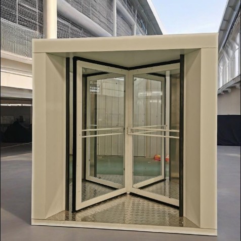 Производитель автоматических дверей из нержавеющей стали с надувным куполом, сильная герметизация, специализирован в инженерии надувных мембранных конструкций