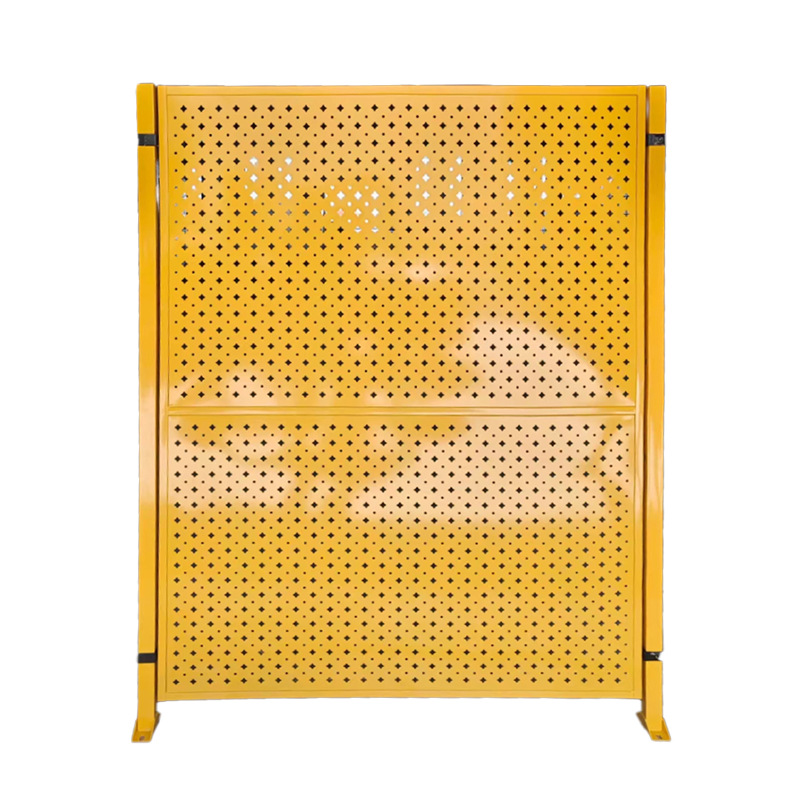 Perforated Workshop Isolation Net Channel Viewing Fence Factory Warehouse Isolation Fence Mobile Perforated Plate Fence