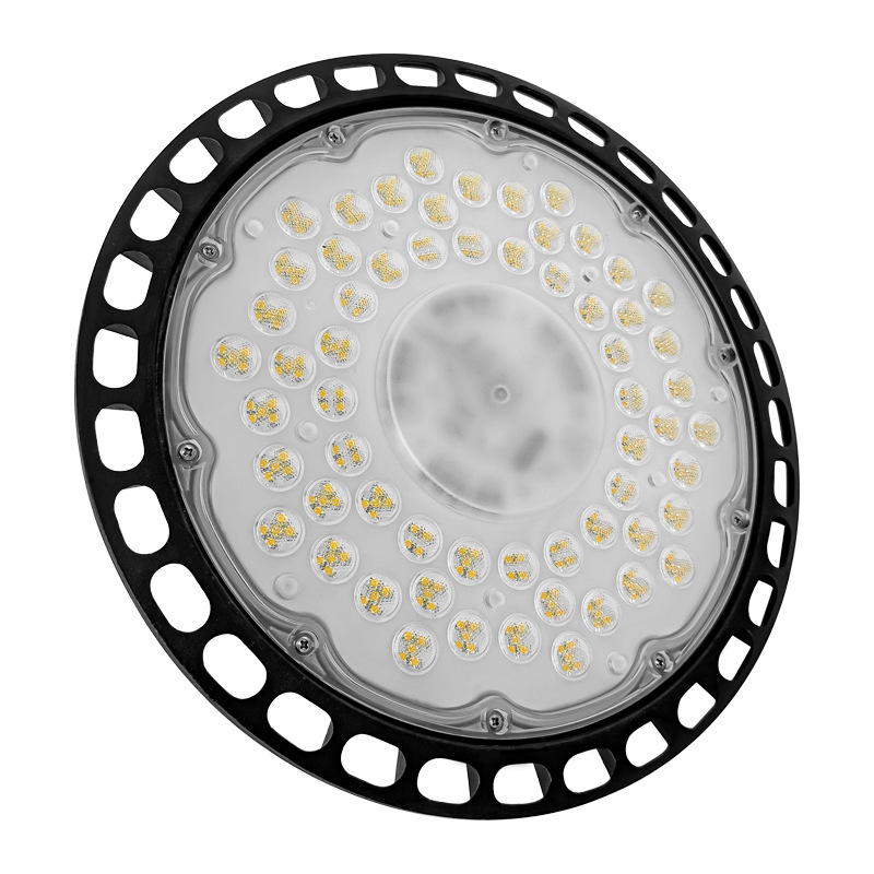 Cross-Border Linear Ufo Industrial and Mining Lamp Badminton Court Lamp Workshop Warehouse Lighting Ufo Flying Saucer Lamp Led Factory Lamp