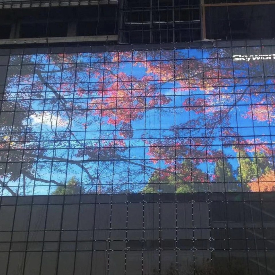 Clear Glass Screen Led Screen Display Transparent Window Screen Led Monitor for Jewelry Store Shopping Mall Window