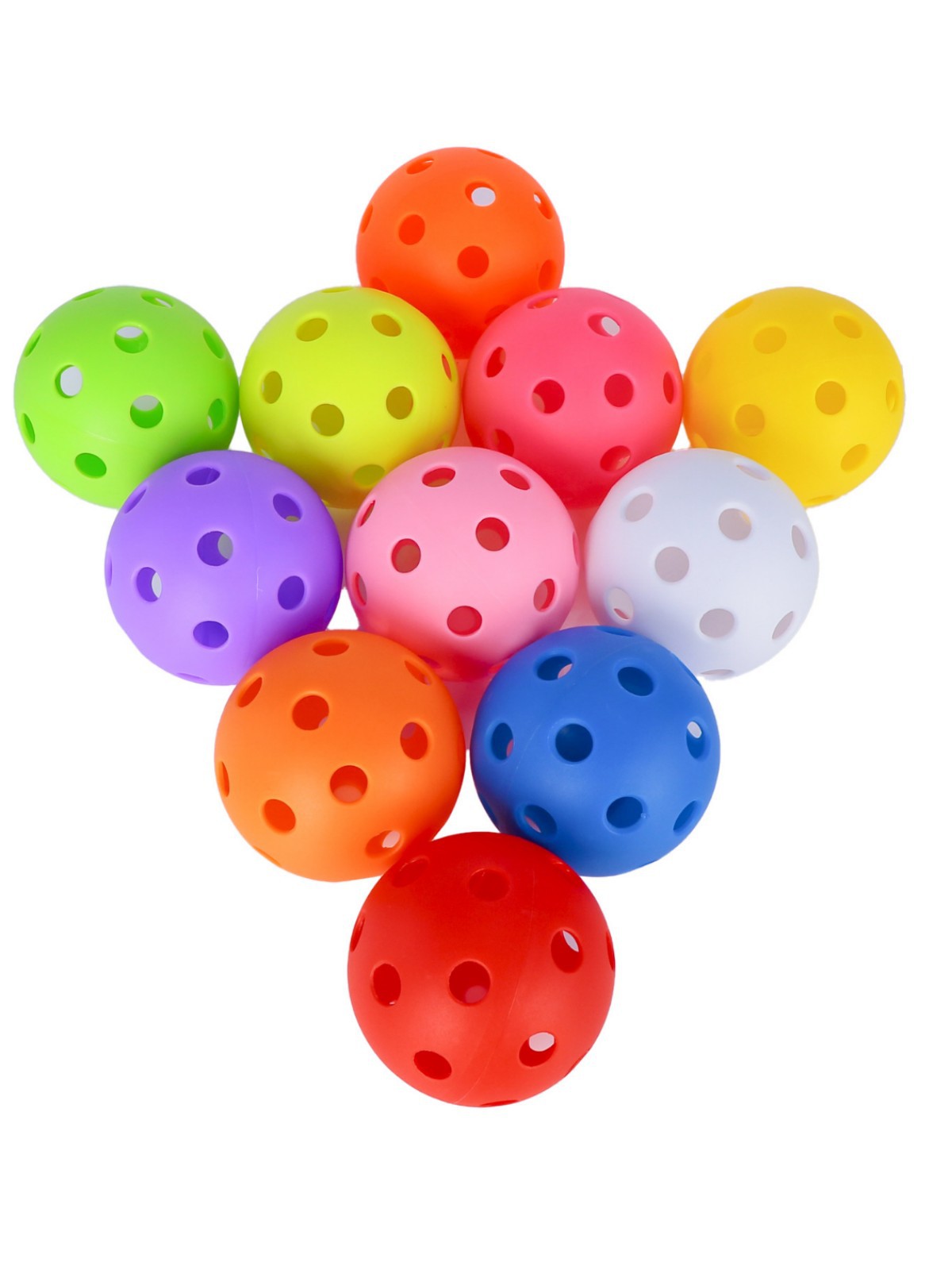 Долговечный пиклбол с 26 и 40 отверстиями, инъекционное формование TPE, возможность добавления логотипа