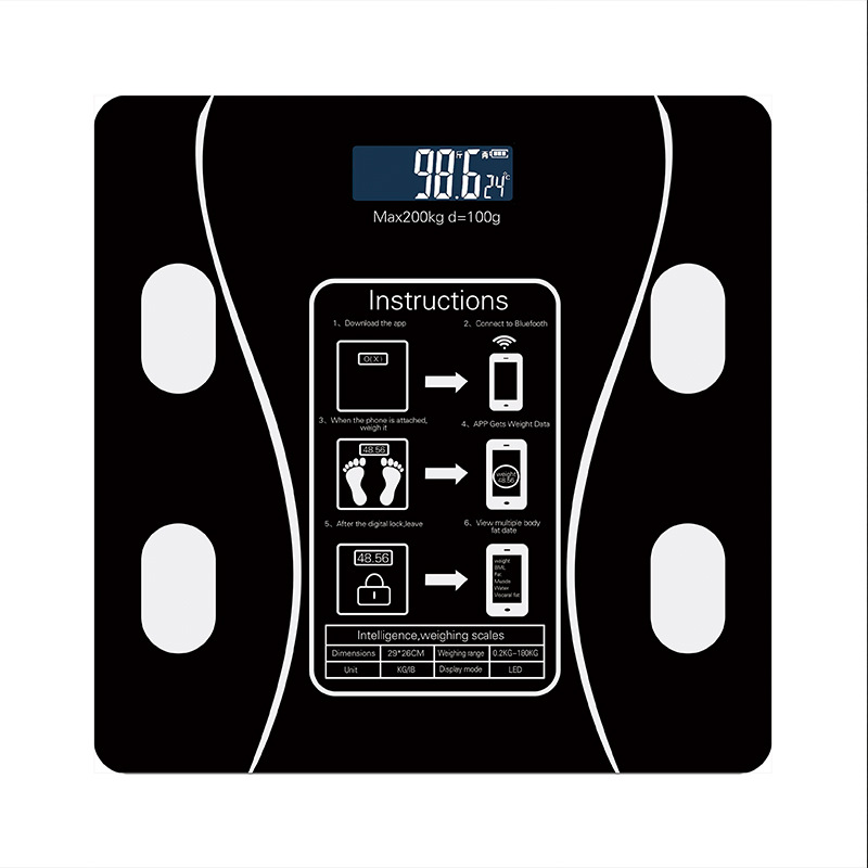 Manufacturers a generation of body fat scale Bluetooth APP smart scale body weight scale USB rechargeable body fat scale