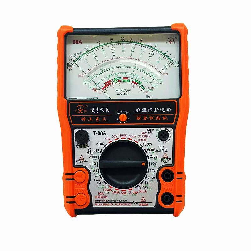 Механический мультиметр Nanjing Chuanyu 88A с высокой точностью и защитой от перегрева