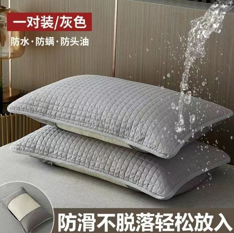 Hotel Pillow Pillow Core Protective Case Isolation Pillowcase Anti-Dirty Anti-Sweat Removable and Washable Pillowcase Pair Anti-Mite Anti-Sweat
