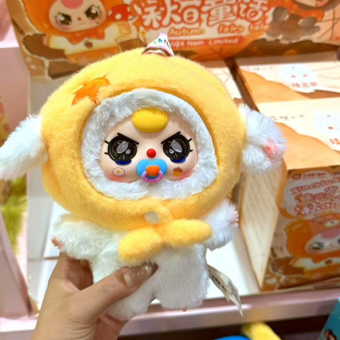 In-Stock Bubble Mart Baby Three Doll Three-Year-Old Autumn Fairy Tale Blind Box Trendy Toy Internet Celebrity Cross-Border Hot Sale Wholesale