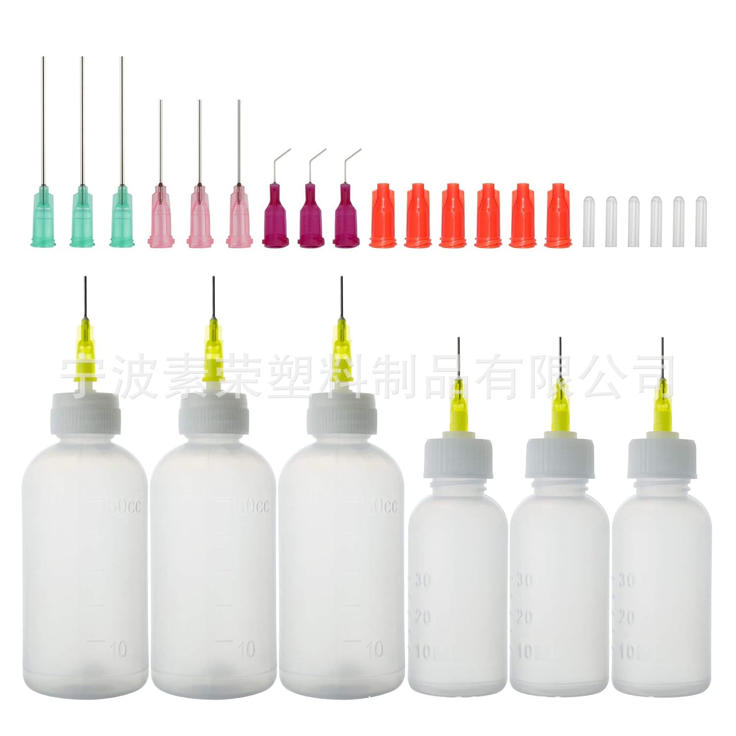 Cross-border industrial dispensing bottle 30ML 50CC 100ML rosin bottle with needle alcohol bottle needle nozzle bottle glue bottle