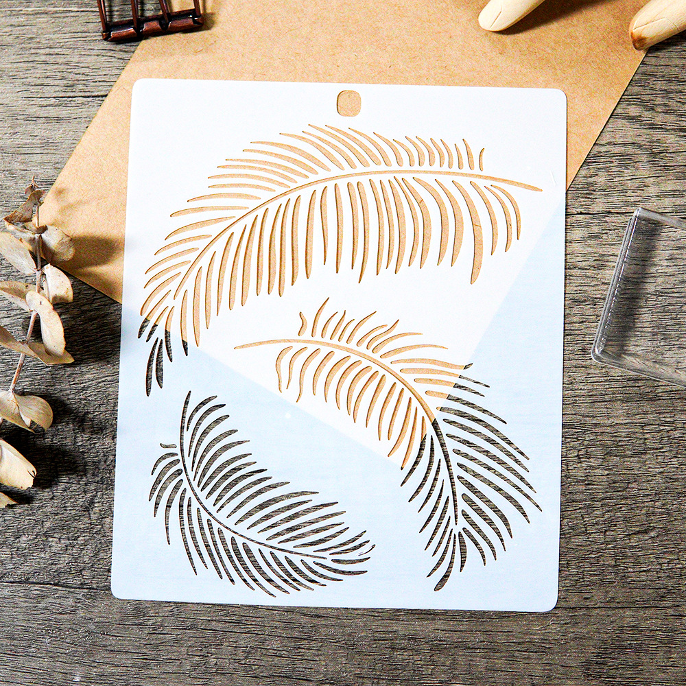 Catalog stencil Cross-border Hot Selling DIY Painting Hollow Template suit Wall Painting Spray Masking Decorative Template