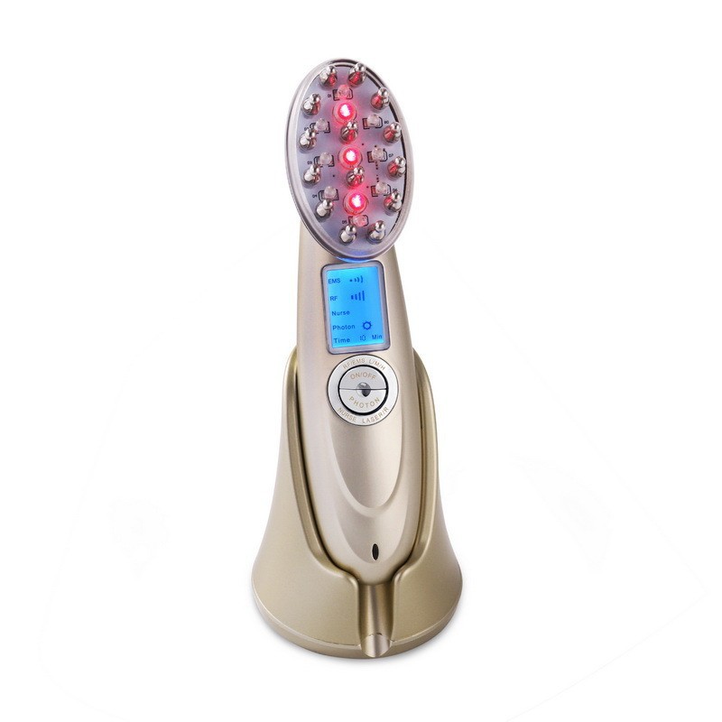 Vibration massage comb guide instrument head massager scalp phototherapy scalp care instrument red light beauty instrument cross-border